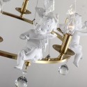 Fine Brass 3 Light Chandelier