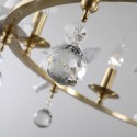 Fine Brass 3 Light Chandelier