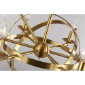 Fine Brass 6 Light Chandelier