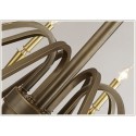 Fine Brass 6 Light Chandelier