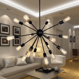 16 Light Vintage Retro Sputnik Chandelier