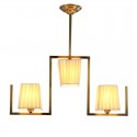 Fine Brass 3 Light Chandelier