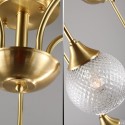 Fine Brass 5 Light Chandelier