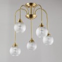 Fine Brass 5 Light Chandelier