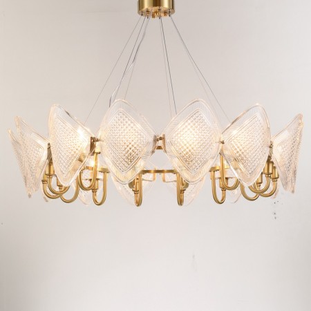 Fine Brass 14 Light Chandelier