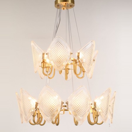 Fine Brass 16 Light Chandelier