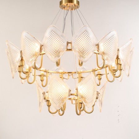 Fine Brass 20 Light Chandelier