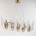 Fine Brass 10 Light Chandelier