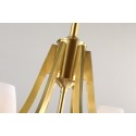 Fine Brass 8 Light Chandelier