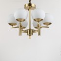 Fine Brass 6 Light Chandelier