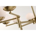 Fine Brass 6 Light Chandelier