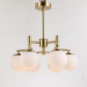 Fine Brass 6 Light Chandelier