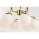 Fine Brass 6 Light Chandelier