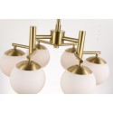 Fine Brass 6 Light Chandelier