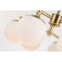 Fine Brass 6 Light Chandelier