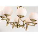 Fine Brass 8 Light Chandelier