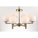 Fine Brass 8 Light Chandelier