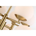 Fine Brass 8 Light Chandelier