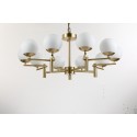 Fine Brass 10 Light Chandelier