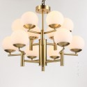 Fine Brass 12 (6+6) Light Two Tiers Chandelier