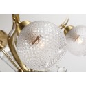 Fine Brass 5 Light Crystal Chandelier