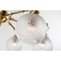 Fine Brass 8 Light Crystal Chandelier