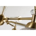 Fine Brass 8 Light Crystal Chandelier