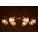 Fine Brass 12 Light Crystal Chandelier