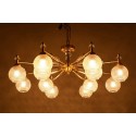 Fine Brass 12 Light Crystal Chandelier