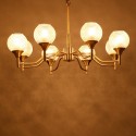 Fine Brass 8 Light Chandelier