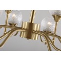 Fine Brass 8 Light Chandelier