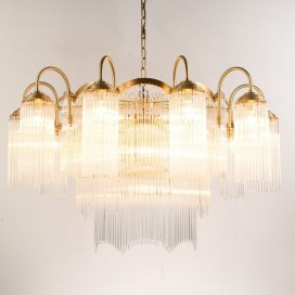 Fine Brass 22 Light Chandelier