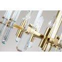 Fine Brass 8 Light Crystal Chandelier