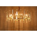 Fine Brass 10 Light Crystal Chandelier