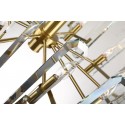 Fine Brass 10 Light Crystal Chandelier