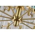 Fine Brass 15 (10+5) Light Two Tiers Crystal Chandelier