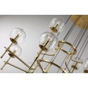 Fine Brass 12 (8+4) Light Two Tiers Chandelier