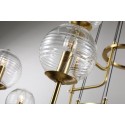 Fine Brass 12 (8+4) Light Two Tiers Chandelier