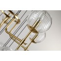 Fine Brass 15 (10+5) Light Two Tiers Chandelier