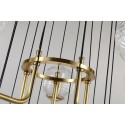 Fine Brass 15 (10+5) Light Two Tiers Chandelier