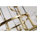 Fine Brass 15 (10+5) Light Two Tiers Chandelier