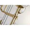 Fine Brass 15 (10+5) Light Two Tiers Chandelier