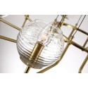 Fine Brass 15 (10+5) Light Two Tiers Chandelier