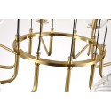 Fine Brass 15 (10+5) Light Two Tiers Chandelier