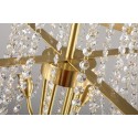 Fine Brass 6 Light Crystal Chandelier