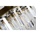 Fine Brass 11 (10+1) Light Crystal Chandelier