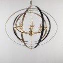 Fine Brass 8 Light Chandelier