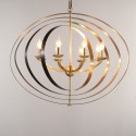 Fine Brass 8 Light Chandelier