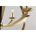 Fine Brass 8 Light Chandelier