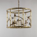 Fine Brass 6 Light Chandelier